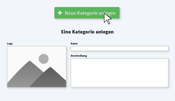 Zeigt, wie man eine Kategorie für die Wissensbibliothek im Online-Schulungssystem anlegt.