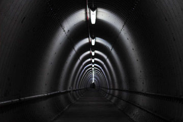 Beleuchteter Tunnel