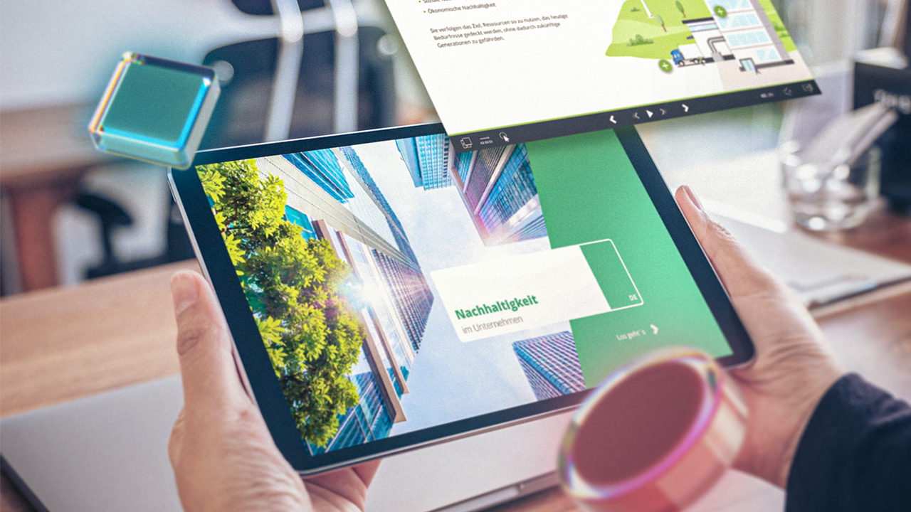 E-Learning Nachhaltigkeit im Unternehmen.