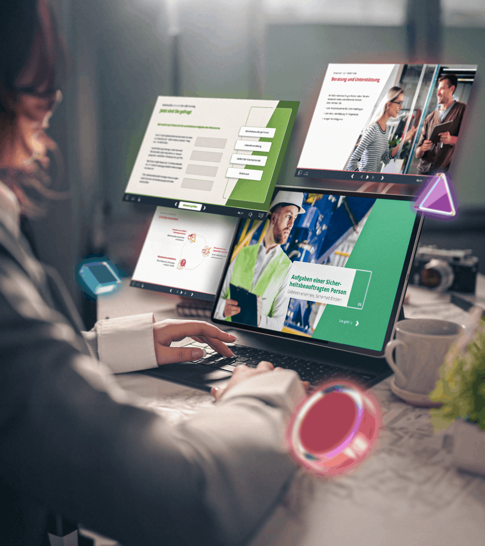 E-Learning Sicherheitsbeauftragte Person