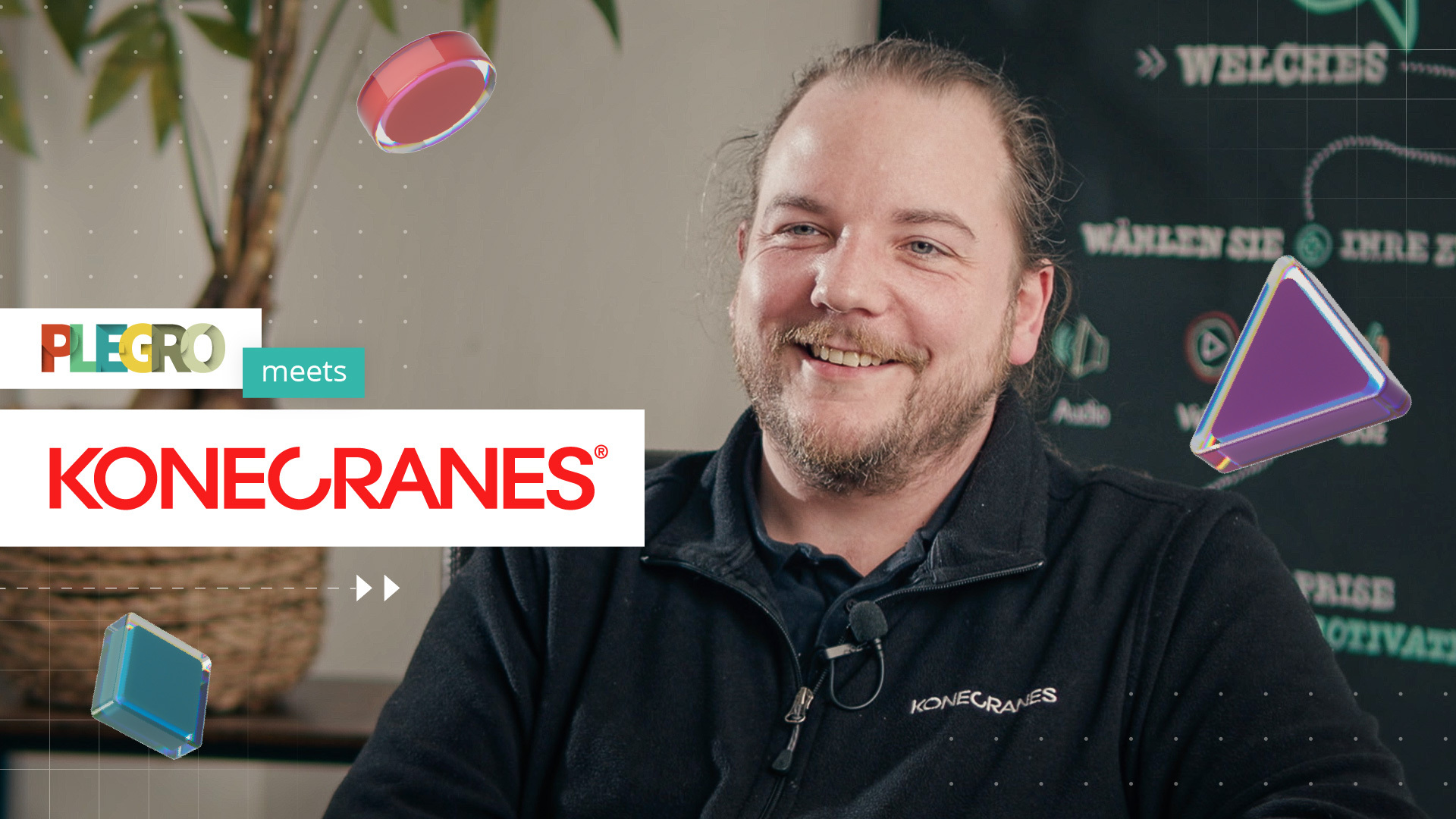 Konecranes André Overbeck spricht über die Vorteile von PLEGRO